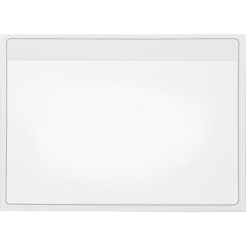 Cardinal Self-Adhesive Polypropylene Pockets 4.5" Height x 6.3" Width x 100 mil Thickness - 1 x Card Capacity - For 6" x 4" Sheet - Ring Binder - Rectangular - Clear - Polypropylene - 100 / Box (21160CB)