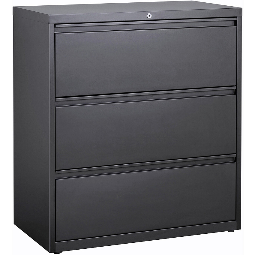 Lorell Fortress Series Lateral File 36" Width x 18.8" Depth x 40.1" Height - 3 x Drawer(s) for File - A4, Legal, Letter - Lateral - Anti-tip, Security Lock, Ball Bearing Slide, Reinforced Base, Leveling Glide, Interlocking, Hanging Rail, Magnet (LLR66207)