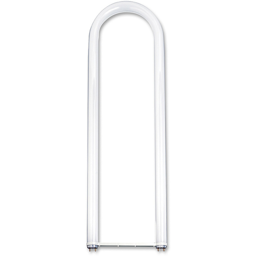 Satco T8-size 32-watt U-bend Tube Fluorescent Bulb 32 W - U-shaped - T8 Size - Cool White Light Color - G13 Base - 20000 Hour - 4100&deg;K Color Temperature - 82 CRI - 16 / Carton (S8458)