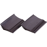 MasterVision Black Magnetic Data Cards Support 1.75