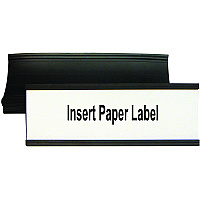 MasterVision Black Magnetic Data Cards Support 2