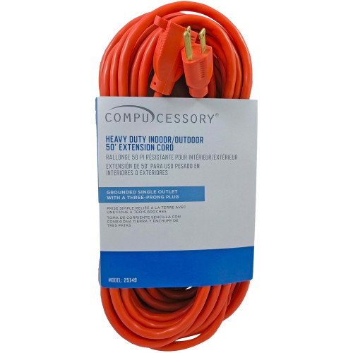Compucessory Heavy-duty Indoor/Outdoor Extsn Cord (25149)