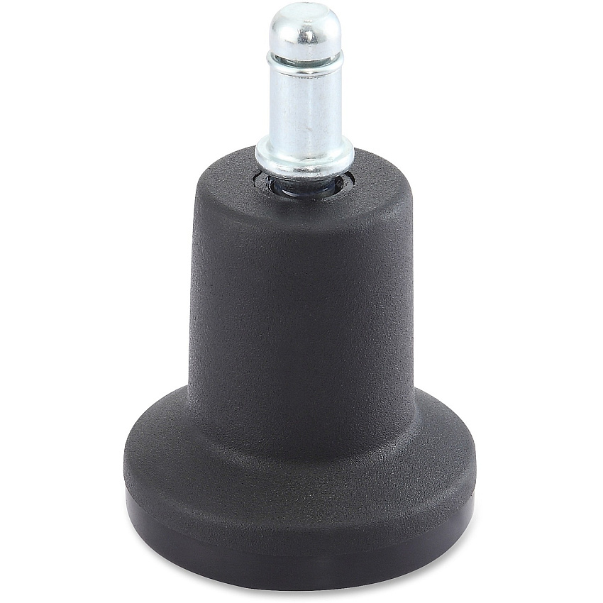 Lorell Bell Glides Black - Metal, Nylon - 1 Set (LLR33447)
