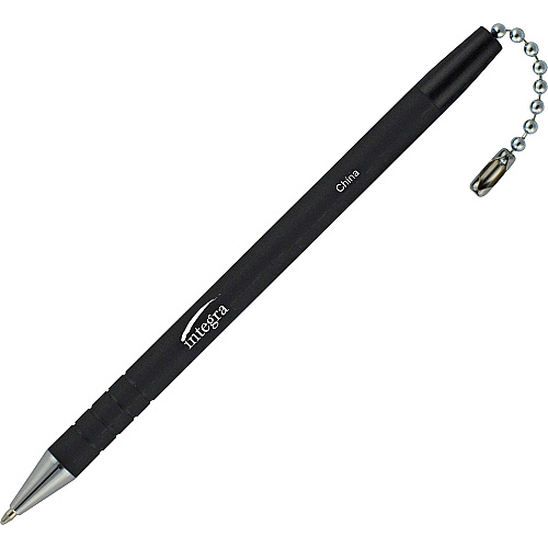 Integra Antimicrobial Replacement Counter Pen Black Ink - Rubber Barrel - 1 Each (38646)