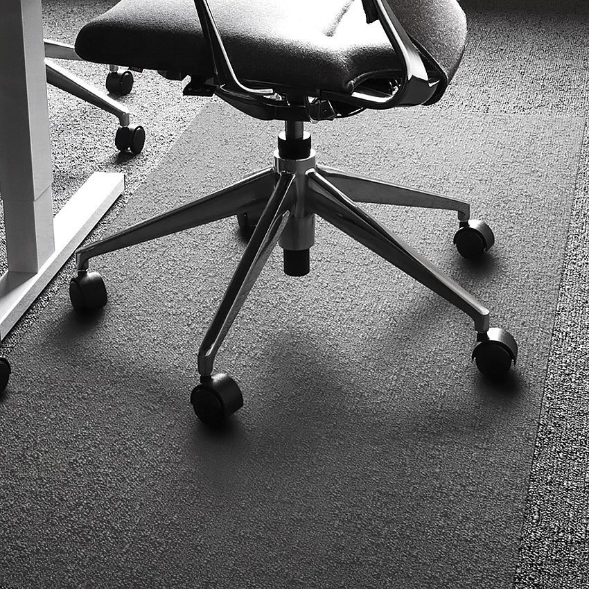 Cleartex Ultimat Ultimat&reg; XXL Polycarbonate Rectangular Chair Mat for Carpets - 60" x 118" Carpet, Home, Office - 118" Length x 60" Width x 0.090" Depth x 0.090" Thickness - Rectangular - Polycarbonate, Polyvinyl Chloride (PVC) - Clear  (1115030023ER)