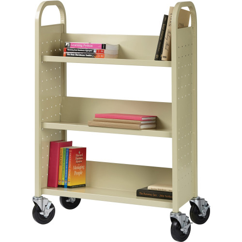 Lorell Single-sided Book Cart (49204)