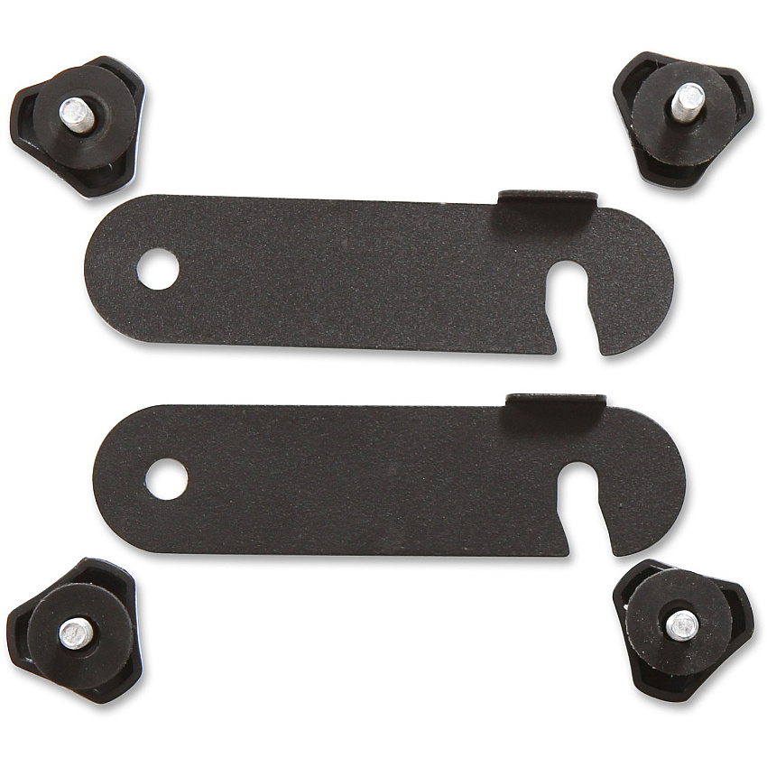 Lorell Training Table Connector 4.63" Width x 1.25" Depth x 0.38" Height - Metal - Black - 1 Set (LLR60723)