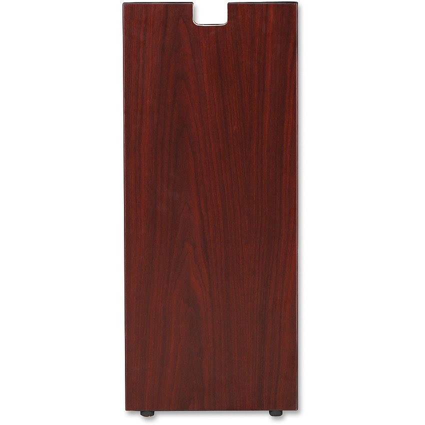 Lorell Essentials Series Credenza Half Leg Rectangular Base - 28" Height x 11.75" Width x 1" Depth - Assembly Required - Laminated, Mahogany - 1 Each (LLR69616)