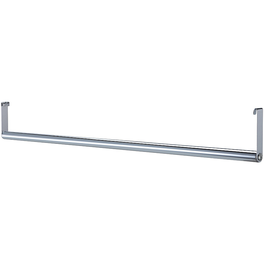 Lorell Industrial Wire Shelving Garment Hanger Bar x 48" Length - for Garment, Coat - Chrome - 1 Each (LLR69876)