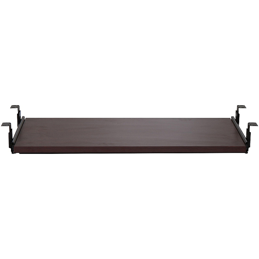 Lorell Universal Keyboard Tray 25.6" Width x 15.1" Depth - Mahogany - 1 Each (LLR87523)