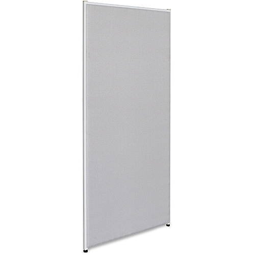 Lorell Panel System Partition Fabric Panel 30.5" Width x 71" Height - Steel Frame - Gray - 1 Each (LLR90253)