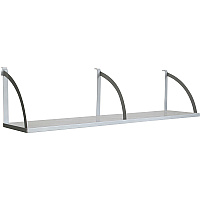 Lorell Panel System Shelf 56.25" Width x 11.75" Depth x 14.25" Height - Metal - Aluminum - 1 Each (LLR90263)