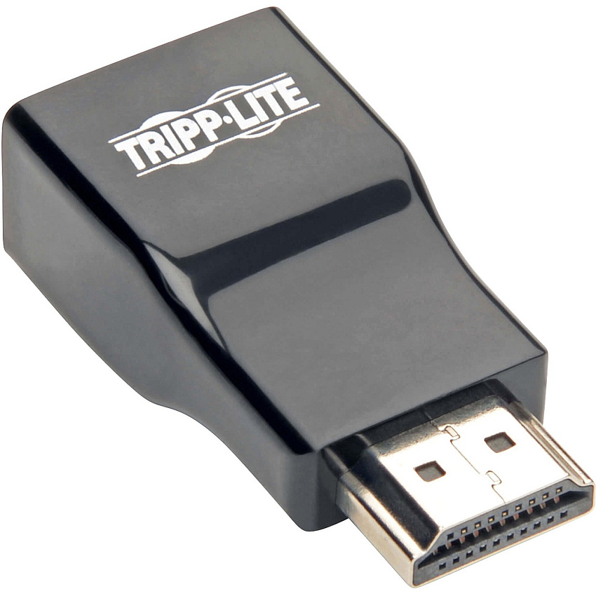 Tripp Lite by Eaton HDMI Male to VGA Female Adapter Video Converter 1 x HDMI (Type A) Digital Audio/Video Male - 1 x 15-pin HD-15 VGA Female - 1920 x 1080 Supported - 1 Each - TAA Compliant (P131000)