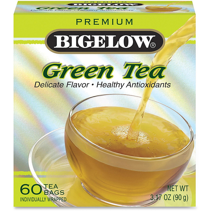 Premium Blend Green Tea Bag Green Tea Bag Green Tea - 3.2 oz Per Box - 60 - 60 / Box (00450)