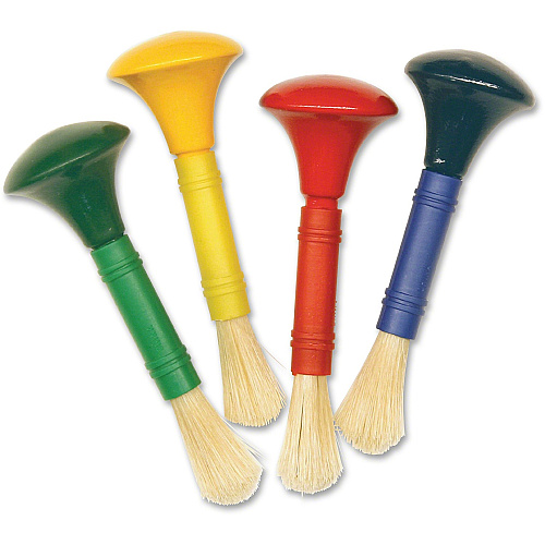 Creativity Street Wood Knob Paint Brush Set 4 / Set (5181)