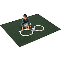 Carpets for Kids&reg; Solid Color Mt. St. Helens 6'x9' Rug Kids - 72" Length x 108" Width - Rectangle - Emerald - 1 Each (2100306)