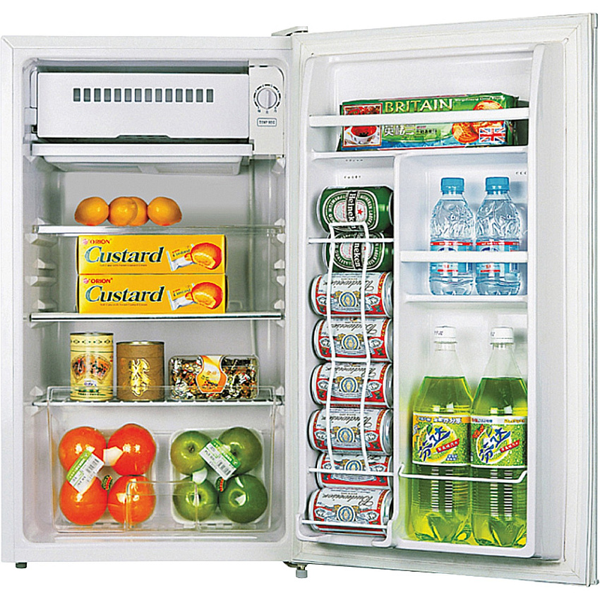 Lorell Compact Refrigerator 3.20 ft³ - Manual Defrost - Manual Defrost - Reversible - 3.20 ft³ Net Refrigerator Capacity - Black, Light Blue, White - Steel, Fiberglass, Plastic (LLR72312)