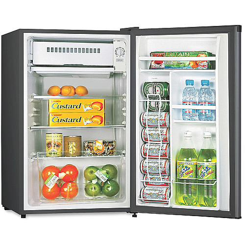 Lorell Compact Refrigerator 3.20 ft³ - Manual Defrost - Manual Defrost - Reversible - 3.20 ft³ Net Refrigerator Capacity - Black - Steel, Fiberglass, Plastic (LLR72313)