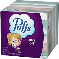 Puffs Ultra Facial Tissue White/ - 56 / Box (35038)