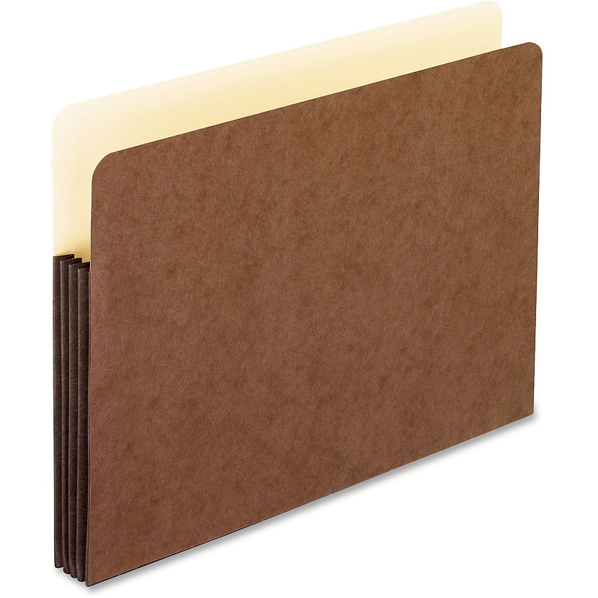Pendaflex WaterShed Straight Tab Cut Letter Recycled File Pocket 8 1/2" x 11" - 1050 Sheets Capacity - 5 1/4" Expansion - Redrope - Durable, Reinforced Gusset, Tear Resistant, Spill Resistant, Water Resistant, Moisture Resistant, Acid-free - 3 (35344EACH)