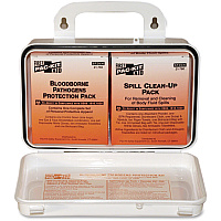 Pac-Kit Safety Equipment Bloodborne Pathogens Kit 27 x Piece(s) - 4.5" Height x 7.5" Width x 2.8" Depth - Plastic Case - 1 Kit (3060)