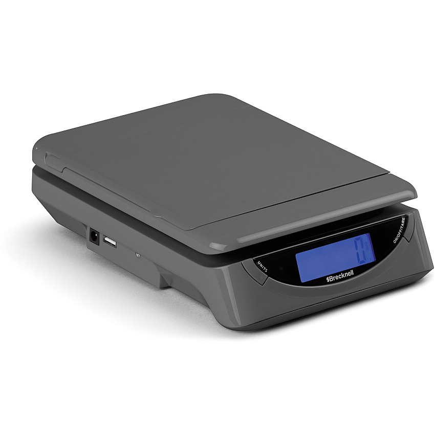 Brecknell PS25 Electronic Scale 25 lb / 11.50 kg Maximum Weight Capacity - Gray (PS25GRAY)
