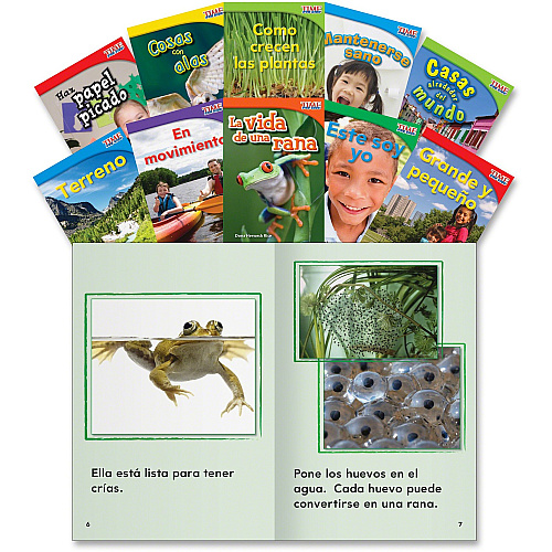 Shell Education Grade 1 TFK Science Spanish Book Set Printed Book Book - Grade 1 - Spanish - 10 / Set (16096)