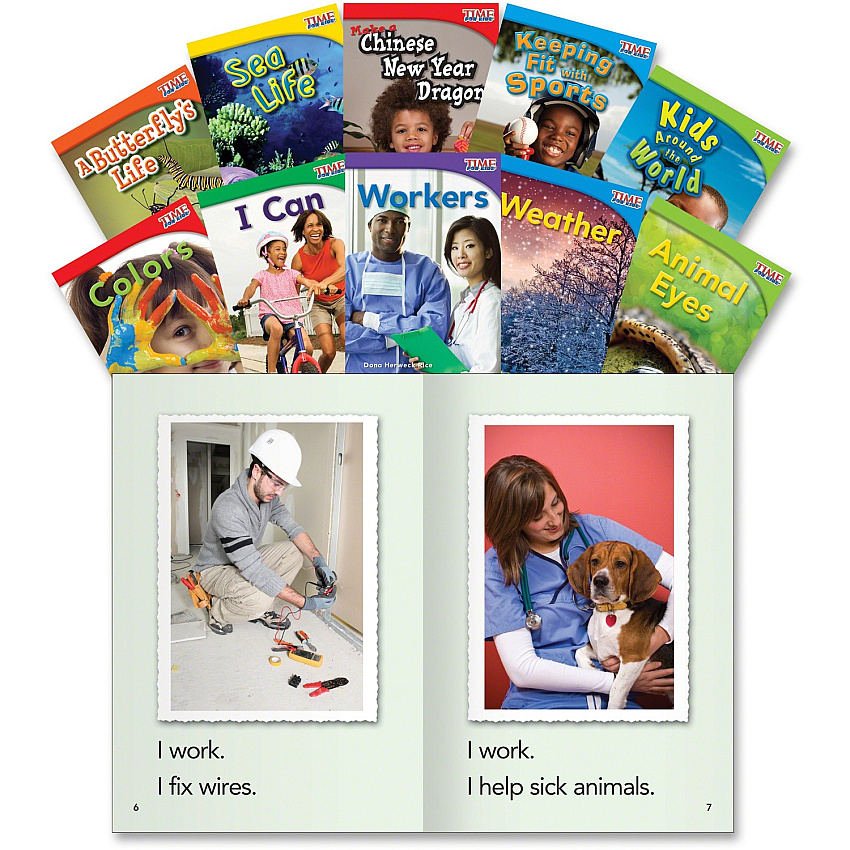 Shell Education TFK Emergent 1st-Grade 10-Book Set 2 Printed Book Book - Grade 1 - English - 10 / Set (16097)