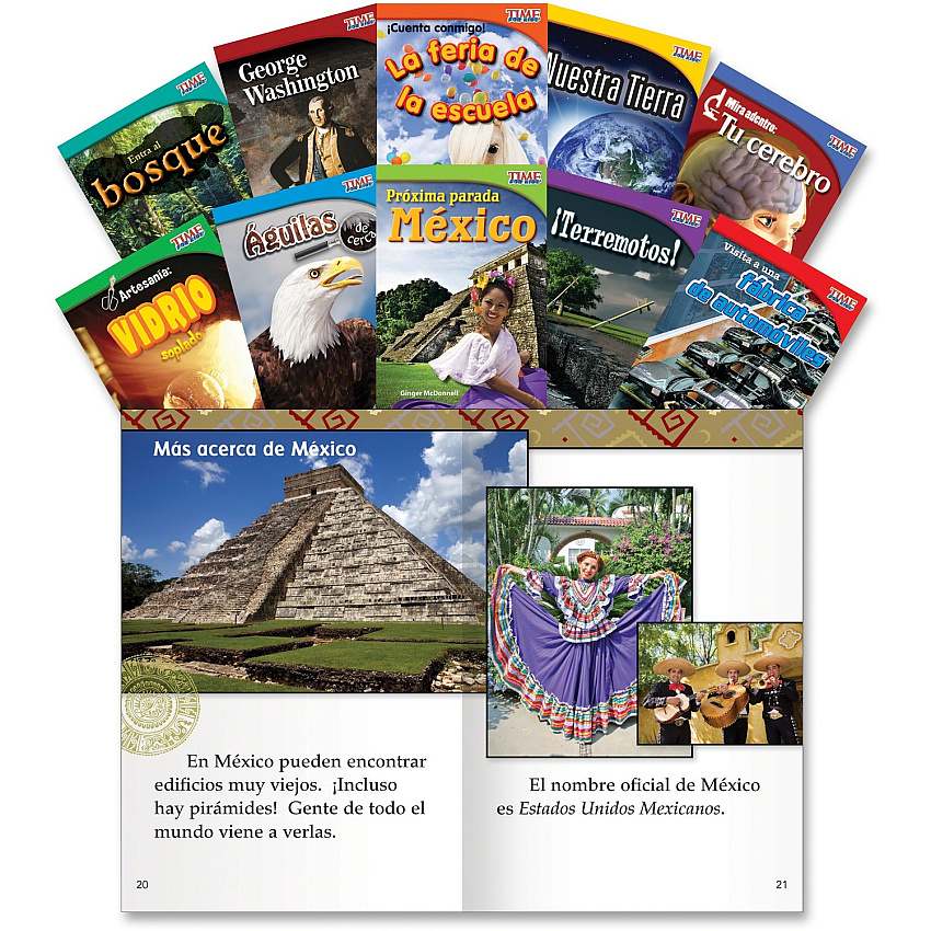 Shell Education TFK 1st-grade Spanish 10-Book Set 1 Printed Book Book - Grade 2 - Spanish - 10 / Set (16102)