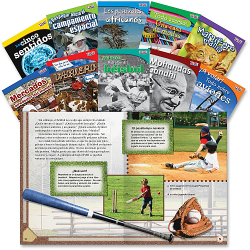Shell Education TFK 3rd-grade Spanish 10-Book Set 1 Printed Book Book - Grade 3 - Spanish - 10 / Set (16108)