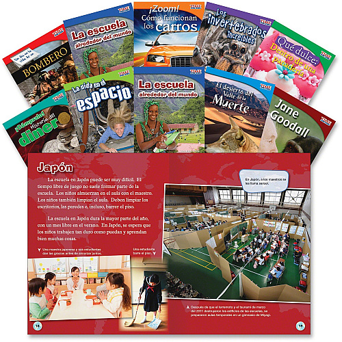 Shell Education TFK Fluent Spanish 3rd-Grade Book Set 3 Printed Book Book - Grade 3 - Spanish - 10 / Set (16112)