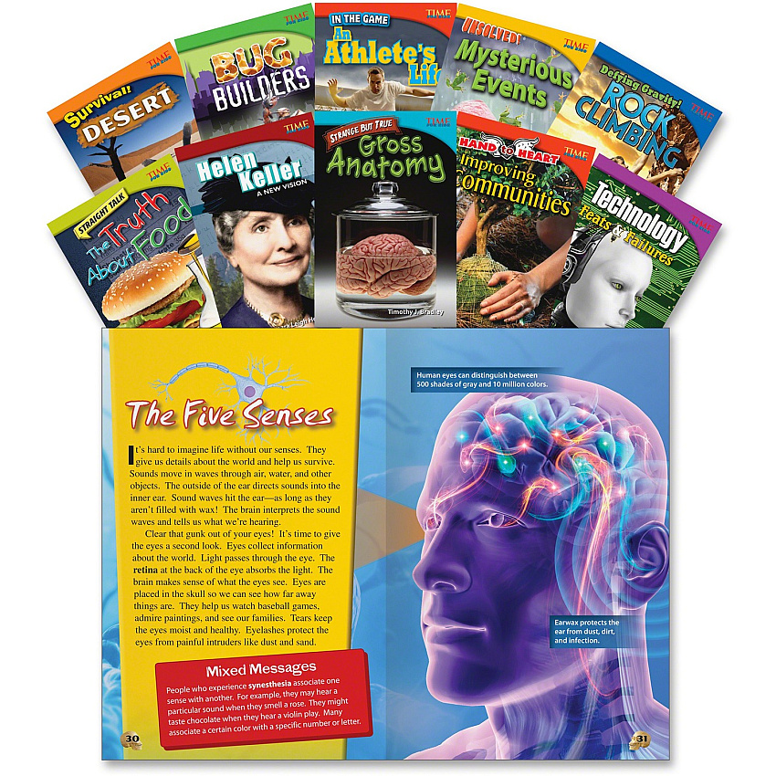 Shell Education TFK Advanced 4th-Grade 10-Book Set 1 Printed Book 48 Pages - Book - Grade 4 - English - 10 / Set (18250)