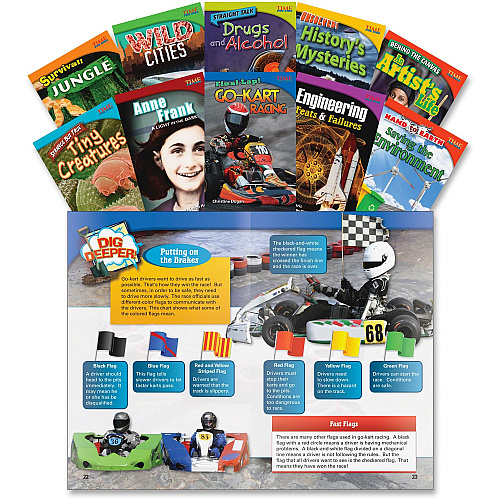 Shell Education TFK Advanced 4th-Grade 10-Book Set 3 Printed Book 48 Pages - Book - Grade 4 - English - 10 / Set (18252)