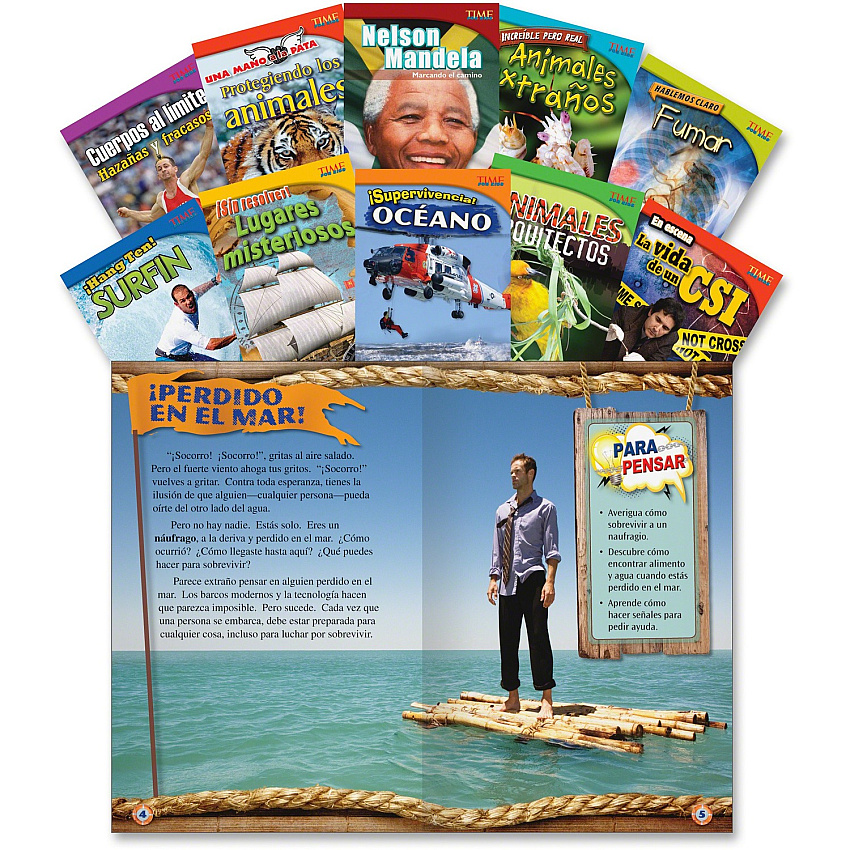 Shell Education TFK 4th-Grade Spanish 10-Book Set 2 Printed Book Book - Grade 4 - Spanish - 10 / Set (18383)