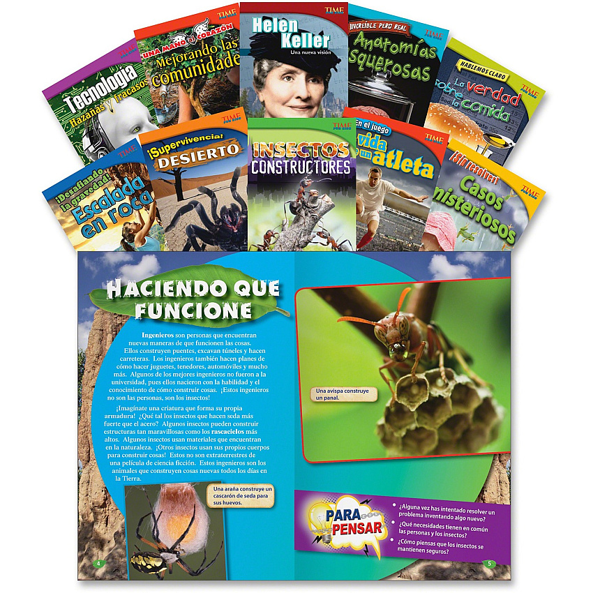 Shell Education TFK 4th-Grade Spanish 10-Book Set 1 Printed Book Book - Grade 4 - Spanish - 10 / Set (18384)