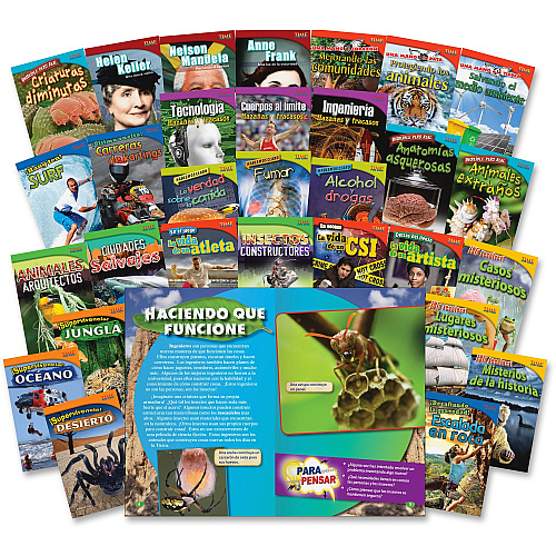 Shell Education TFK Advanced 4th-Grade Spanish 30-book Set Printed Book Book - Grade 4 - Spanish - 30 / Set (18386)