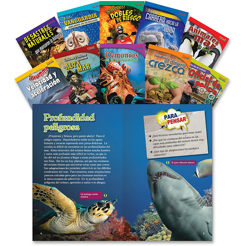 Shell Education TFK Challenging 10Book Spanish Set 1 Printed Book Book - Grade 5 - Spanish - 10 / Set (18481)