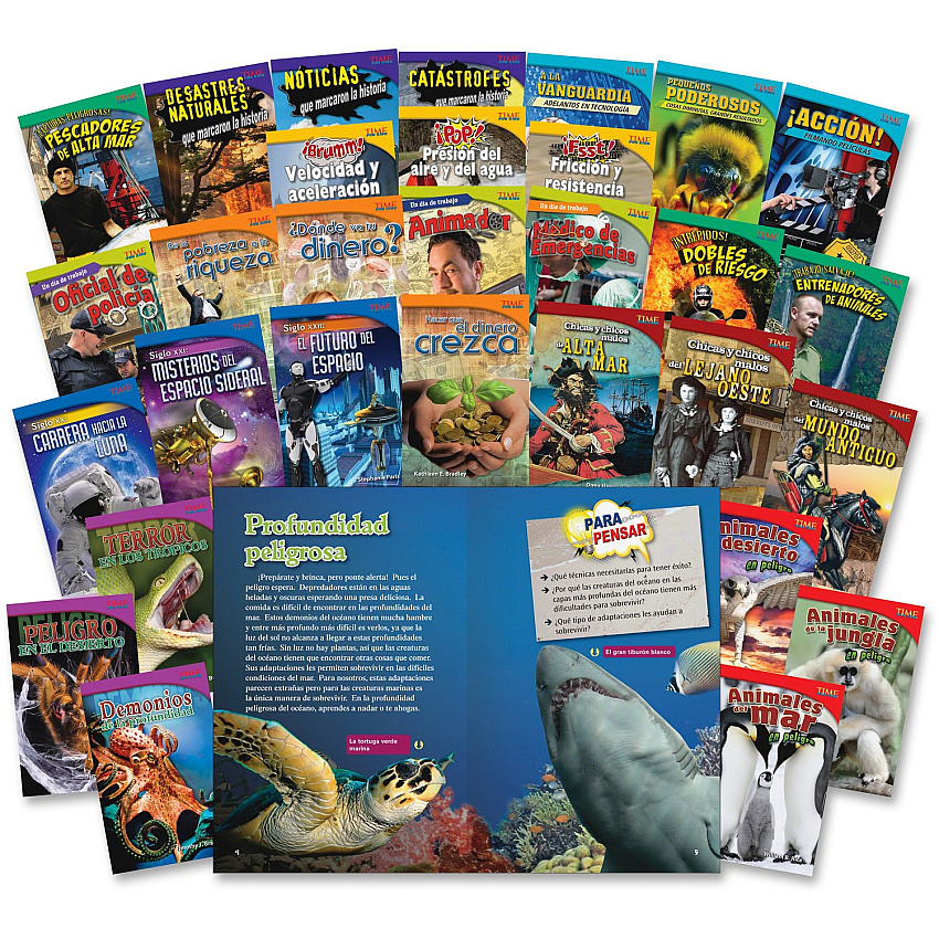 Shell Education TFK Challenging 30-Book Spanish Set Printed Book Book - Spanish - 30 / Set (20222)