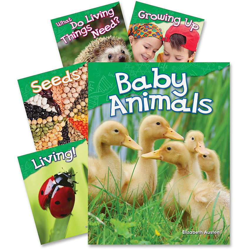 Shell Education Kindergarten Life Science Book Set Printed Book Book - Grade K - 5 / Set (23017)