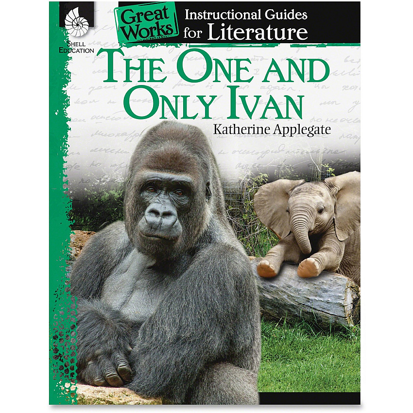 Shell Education The One And Only Ivan Literature Guide Printed Book by Katherine Applegate 72 Pages - Shell Educational Publishing Publication - 2014 July 01 - Book - Grade K-3 - English - 1 Each (40101)