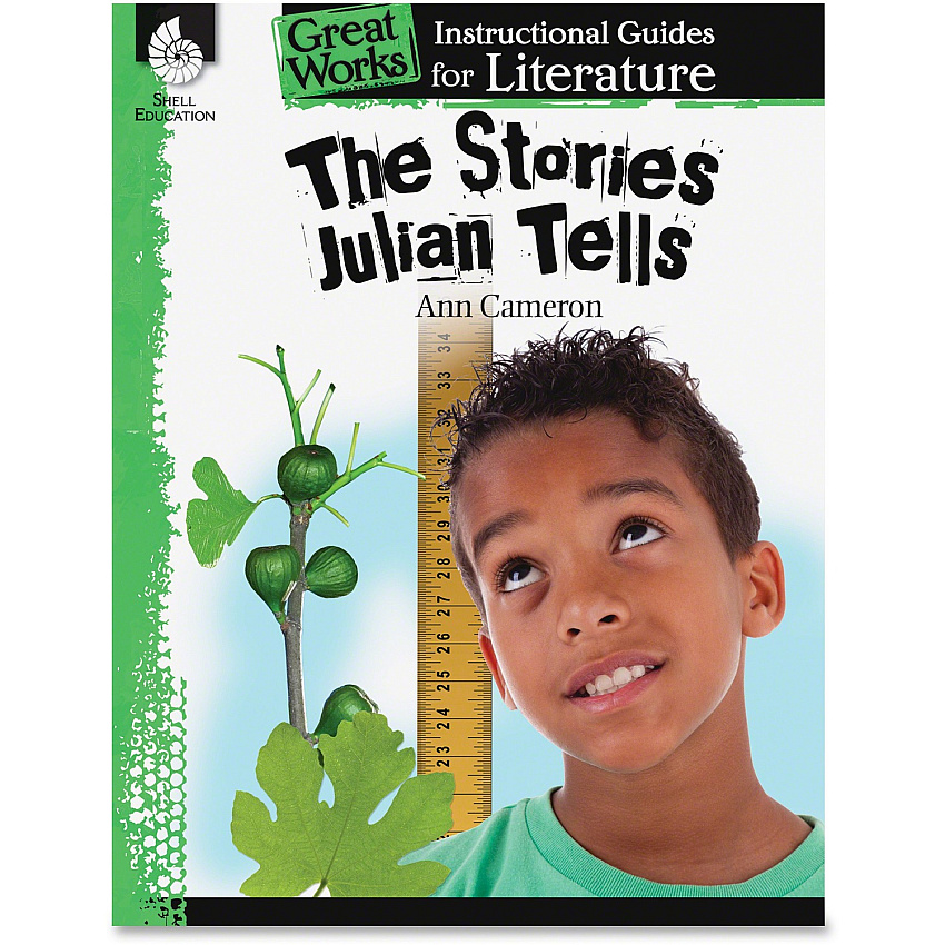 Shell Education The Stories Julian Tells Instructional Guide Printed Book by Ann Cameron 72 Pages - Shell Educational Publishing Publication - 2014 March 01 - Book - Grade K-3 - English - 1 Each (40103)