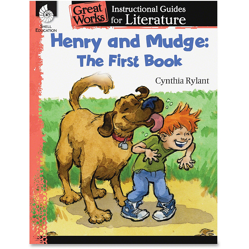 Shell Education Henry/Mudge The First Book Literature Guide Printed Book by Cynthia Rylant 72 Pages - Shell Educational Publishing Publication - Book - Grade K-3 - 1 Each (40106)