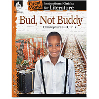 Shell Education Education Bud, Not Buddy Instructional Guide Printed Book by Christopher Paul Curtis 72 Pages - Shell Educational Publishing Publication - Book - Grade 4-8 - 1 Each (40202)