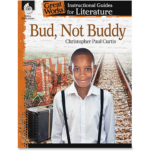 Shell Education Education Bud, Not Buddy Instructional Guide Printed Book by Christopher Paul Curtis 72 Pages - Shell Educational Publishing Publication - Book - Grade 4-8 - 1 Each (40202)