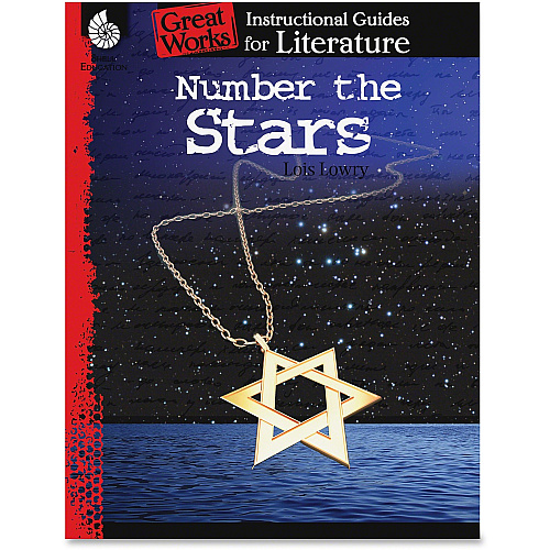 Shell Education Number the Stars Instruction Guide Book Printed Book by Lois Lowry 72 Pages - Shell Educational Publishing Publication - Book - Grade 4-8 - 1 Each (40212)