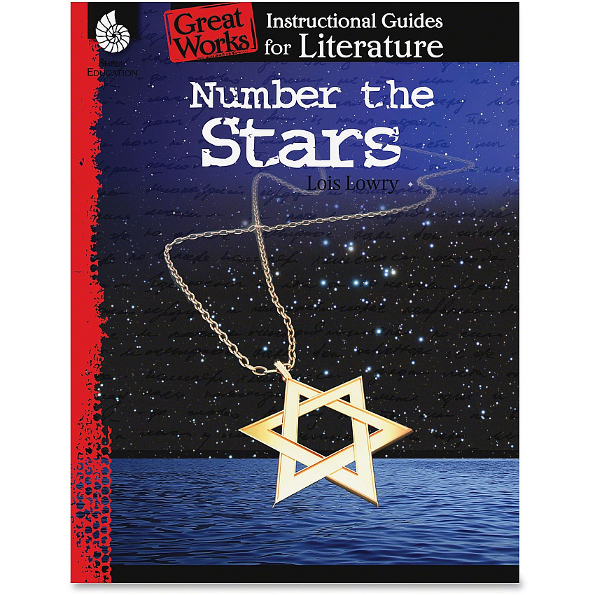 Shell Education Number the Stars Instruction Guide Book Printed Book by Lois Lowry 72 Pages - Shell Educational Publishing Publication - Book - Grade 4-8 - 1 Each (40212)