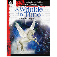 Shell Education Wrinkle In Time Great Works Instructional Guides Printed Book by Madeleine L'Engle 72 Pages - Shell Educational Publishing Publication - Book - Grade 4-8 - 1 Each (40217)