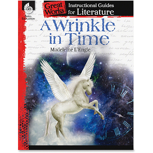 Shell Education Wrinkle In Time Great Works Instructional Guides Printed Book by Madeleine L'Engle 72 Pages - Shell Educational Publishing Publication - Book - Grade 4-8 - 1 Each (40217)