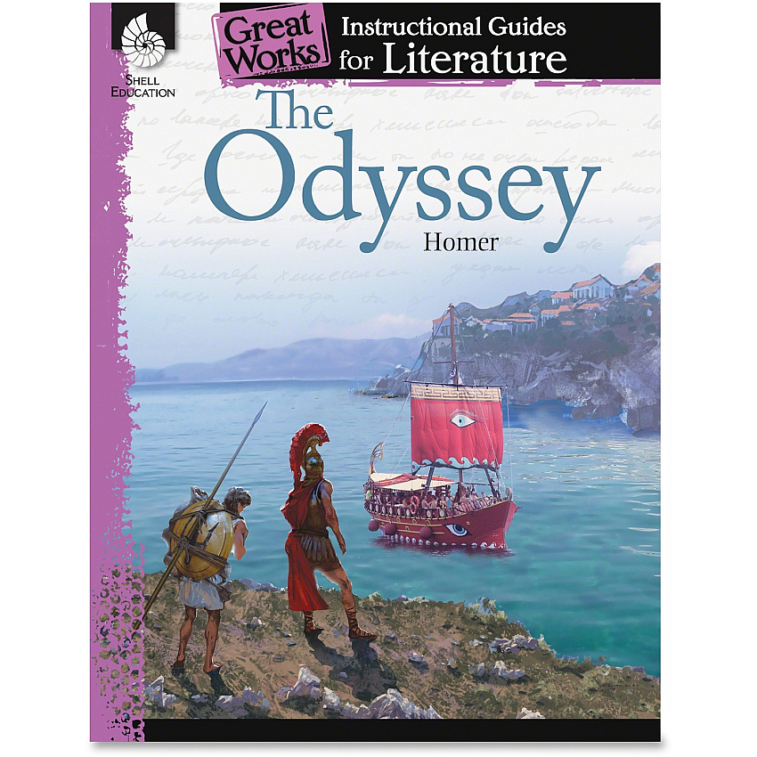 Shell Education The Odyssey An Instructional Guide Printed Book by Homer 72 Pages - Shell Educational Publishing Publication - Book - Grade 9-12 - 1 Each (40303)