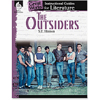 Shell Education The Outsiders An Instructional Guide Printed Book by S.E. Hinton 72 Pages - Shell Educational Publishing Publication - Book - Grade 9-12 - 1 Each (40304)